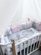 Комплект у ліжко з великими малюнками "Кролик мама" 1022 фото 10