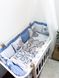 Комплект в кроватку с большими рисунками "Слоник Мальчик" 1006 фото 11